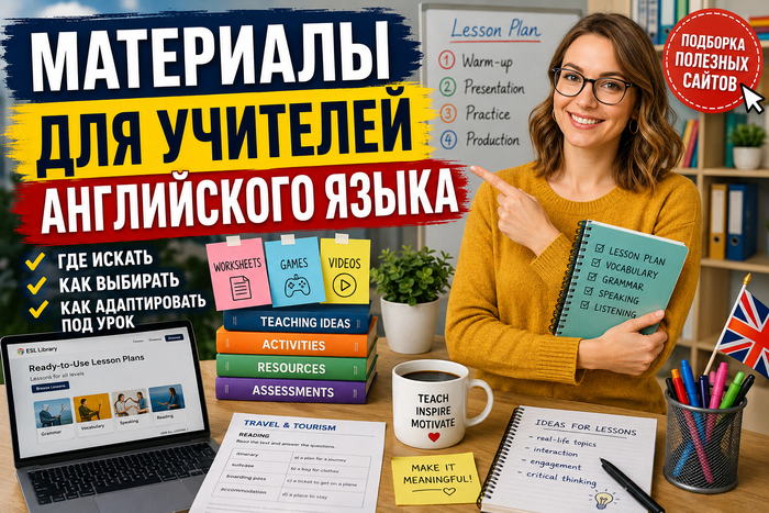 Материалы для учителей английского языка: где искать и как адаптировать под урок